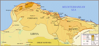 Map of the Western Desert Campaign. (Wikipedia)