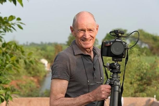 John Gollings at work in Hampi (John Gollings)