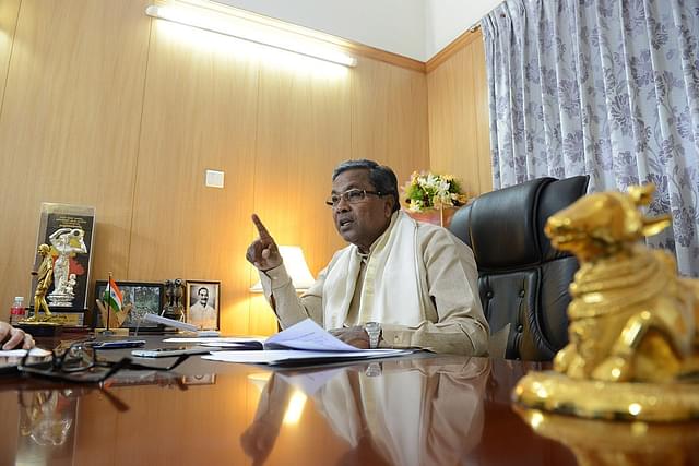 Karnataka Chief Minister K Siddaramaiah in Bengaluru. (Hemant Mishra/Mint via Getty Images)&nbsp;
