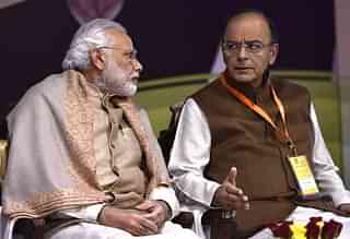 Narendra Modi  and Arun Jaitley  (Virendra Singh Gosain/Hindustan Times via Getty Images)