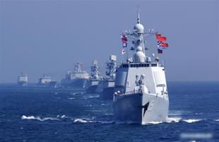 Naval ships of the People’s Liberation Army Navy.