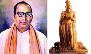 Eknath Ranade, one of the RSS inspirations of Modi, was behind the idea of a statue of Thiruvalluvar  in Kanyakumari.