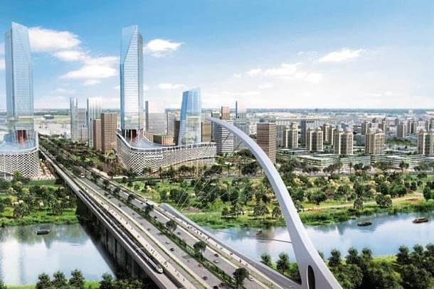 An artist’s impression of Amaravati road infrastructure