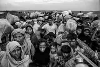 Representative image: Rohingya Muslim refugees crowd as they wait to proceed to camps (Kevin Frayer/Getty Images)