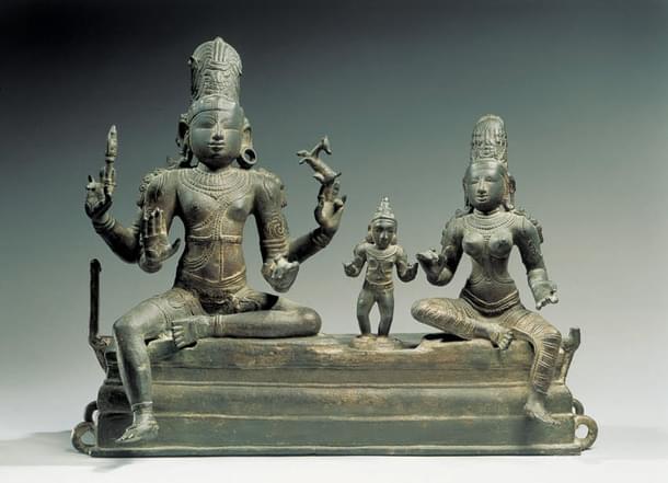The Soma-skanda bronze work