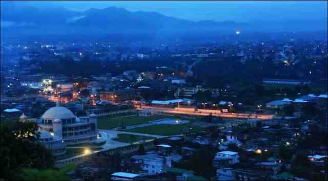 Imphal at night