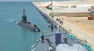 Indian submarine in Oman. (PTI)
