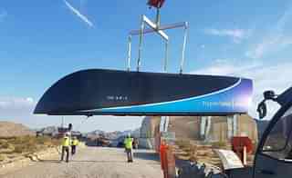 Virgin Hyperloop One pod. (Virgin Hyperloop One)