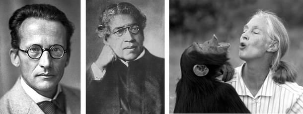 Erwin Schrödinger, Acharya J C Bose and Jane Goodall: There is a meeting point between the mystery of Vedanta and Darwinian science and it has <i>Dharmic</i> implications for the way we relate to other species in the planet.