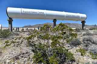 Virgin Hyperloop One’s test track in Las Vegas, Nevada