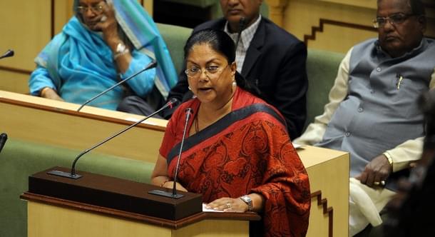 Rajasthan Chief Minister Vasundhara Raje (Himanshu Vyas/Hindustan Times via Getty Images)
