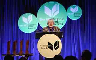  Ursula K. Le Guin at the 2014 National Book Awards on November 19, 2014 in New York City. (Photo by Robin Marchant/Getty Images)