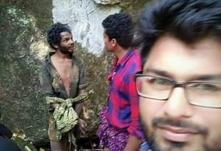 The mob clicked selfies as the Kurmba youth, Madhu, was being tortured. (divekrish via Twitter) 