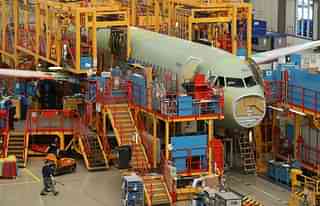 An Airbus A320 being manufactured in Hamburg Germany (Sean Gallup/Getty Images)