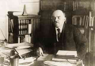 Vladimir Ilyich Lenin in his office. (Topical Press Agency/Getty Images)