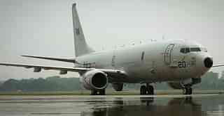 Indian Navy’s Boeing P8i (Poseidon) Aircraft imported from the US. (picture via Indian Navy)