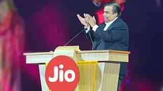 Reliance Industries chairman Mukesh Ambani at a Jio event. (digit.in)