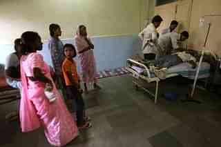 A rural hospital in India. (Uriel Sinai/Getty Images)