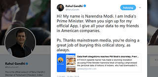 Rahul Gandhi’s tweet. 