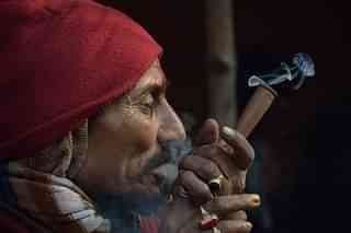 Ganja smoker (Biswarup Ganguly)