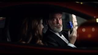 Pierce Brosnan in the Paan Bahaar Ad (Youtube screengrab)