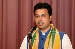 Tripura’s new Chief Minister, Biplab Deb. 