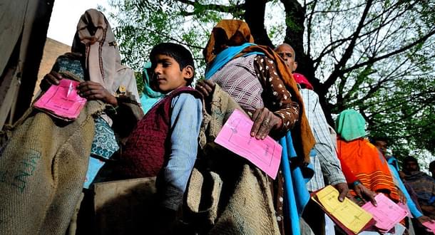 Currently people have to wait in long queues at PDS centres. (Priyanka Parashar/Mint via Getty Images)