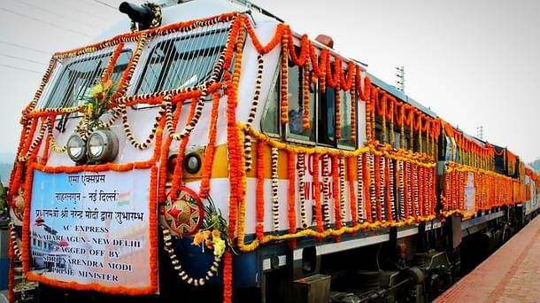 The new Arunachal Pradesh Express. (picture via Twitter) 