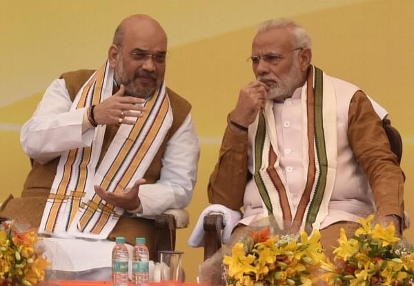 Prime Minister of India Narendra Modi and BJP National President Amit Shah (Sonu Mehta/Hindustan Times via Getty Images)