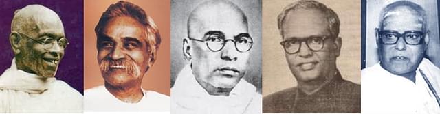 Kavimani Desigavinayagam Pillai, T K Chidambara Mudaliar, Thiru Vi Kalyana Sundaranar, Mu Varadarajan, Ki Va Jagannathan: The who’s who of Tamil scholars and social reformers supported <i>Thondan</i>.