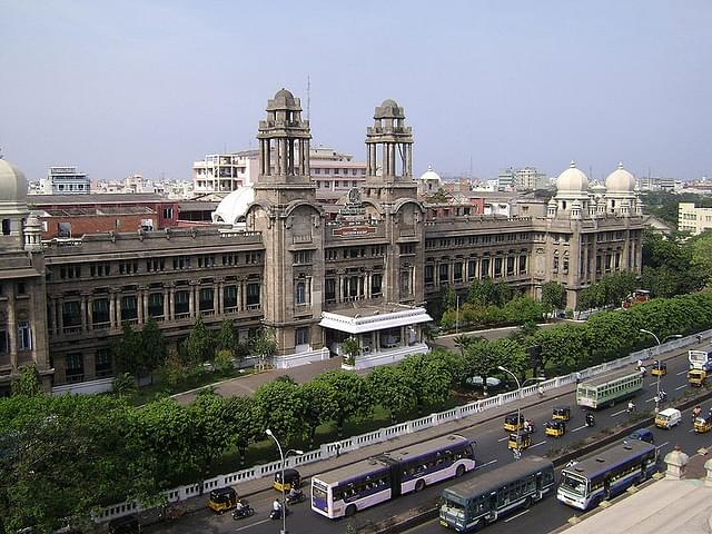  Southern Railway headquarter at Chennai. (Wikipedia)