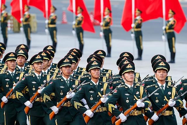 A Chinese military parade. (Lintao Zhang via Getty Images)