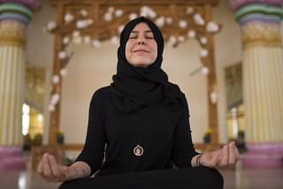 Basma is now an Art of Living  instructor helping Yazidi girls in refugee camps overcome their trauma  through yogic breathing techniques and meditation.