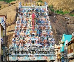 The Thiruparankundram Murugan Temple. (Ssriram Mt via Wikimedia Commons)