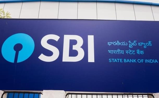 A State Bank of India branch.
