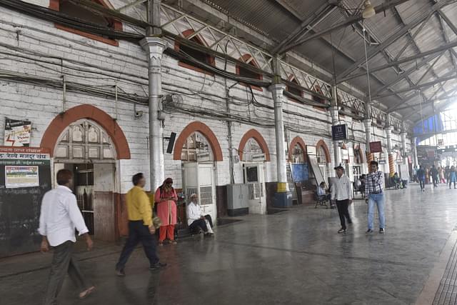 The 157-year-old Byculla station. (Anshuman Poyrekar/Hindustan Times via Getty Images)