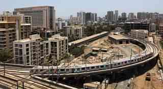 Mumbai Metro at D N Nagar Depot (Mahendra Parikh/Hindustan Times via Getty Images)