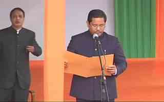National People’s Party president Conrad Sangma