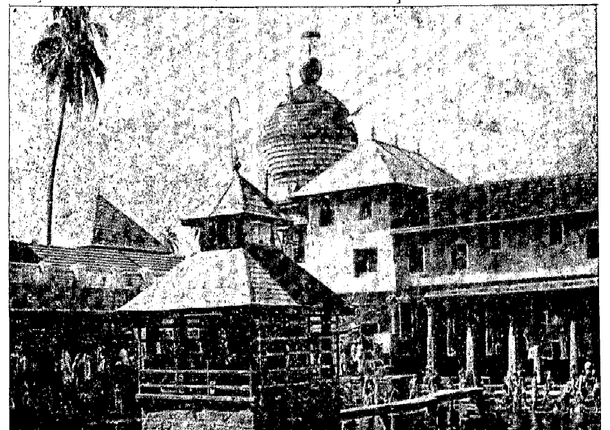 The Krishna Temple and the adjacent holy tank, “Madhva Sarovara” 
