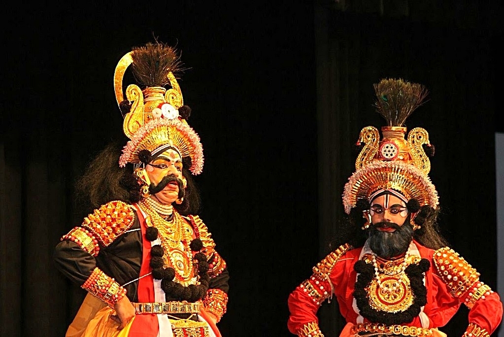 Yakshagana artists. (Hegades via Wikimedia Commons)