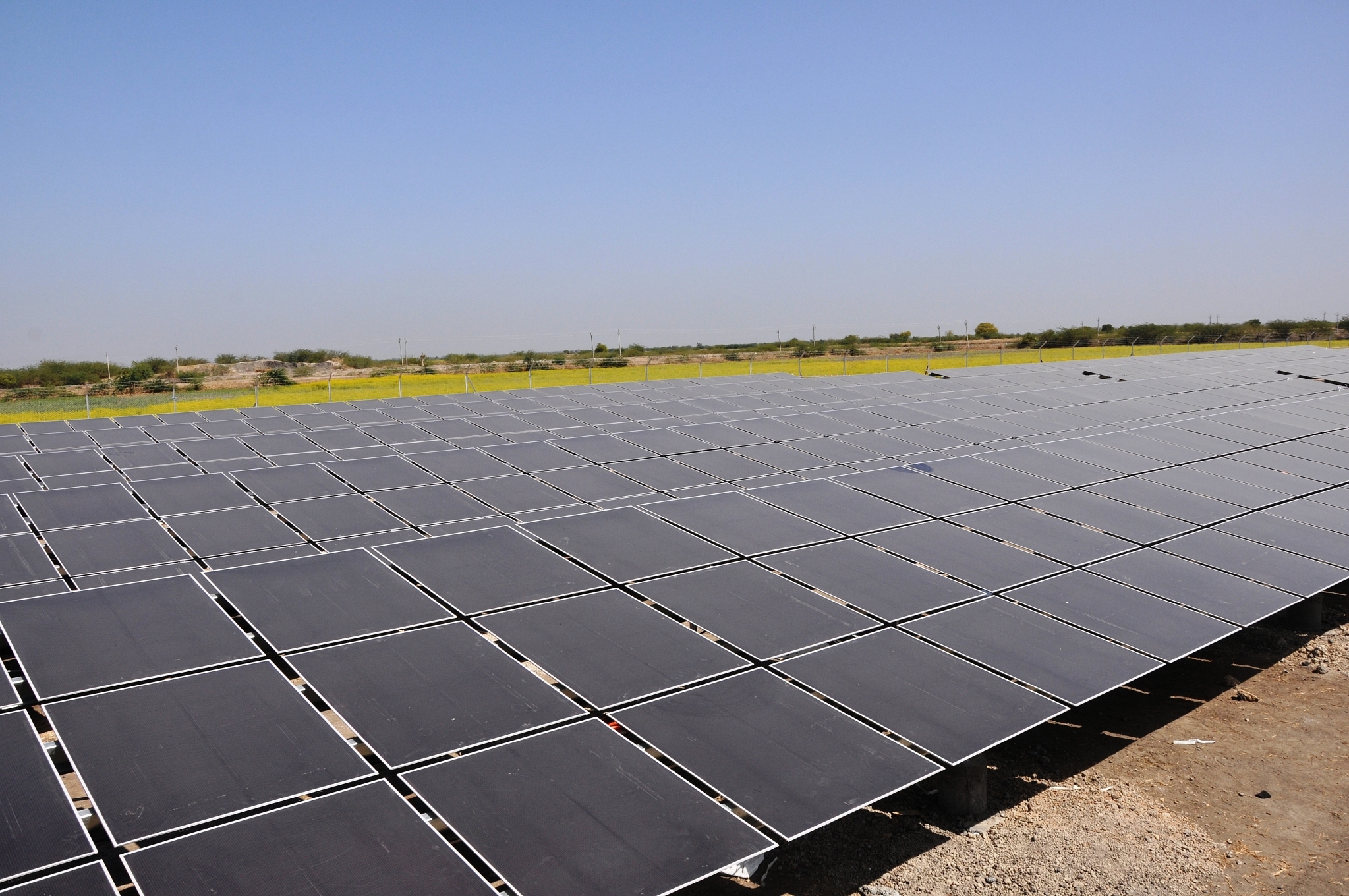  solar power plant in Patan, Gujarat. (representative image) (Citizenmj/Wikimedia Commons)