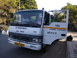 The Pune Municipal Corporation’s <i>ghantagaadi</i> at Senapati Bapat Road.