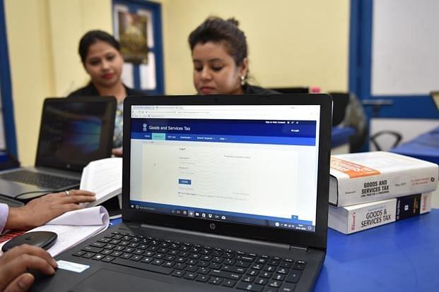 Goods and Services Tax being filed (Indranil Bhoumik/Mint via Getty Images)