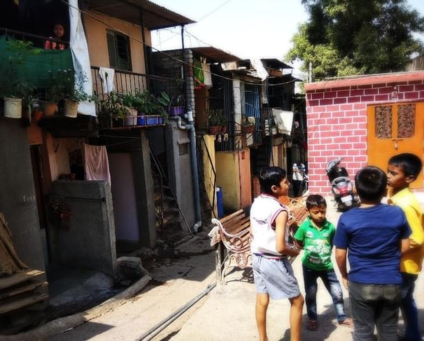Kids at this slum are part of the cleanliness movement and do not litter.