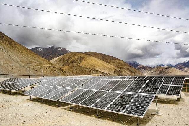 Solar Panels in Laddakh (Allison Joyce/Getty Images)