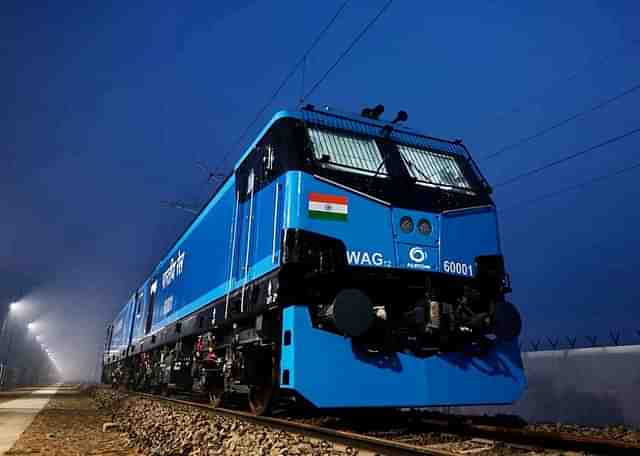 The Indian locomotive class WAG-12, one of the most powerful electric locomotives in the world. 