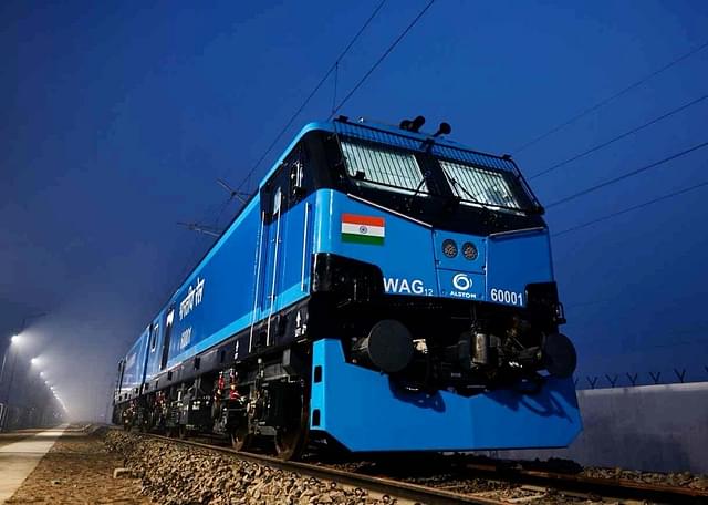 The Indian locomotive class WAG-12, one of the most powerful electric locomotives in the world. 