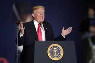 President Donald Trump speaks at an event in Washington. (Scott Olson/Getty Images)