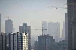 High-rises in Mumbai. (Anshuman Poyrekar/Hindustan Times via Getty Images)