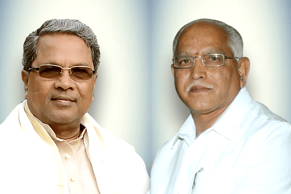 Karnataka Chief Minister Siddaramaiah, BJP Chief Ministerial candidate B S Yeddyurappa